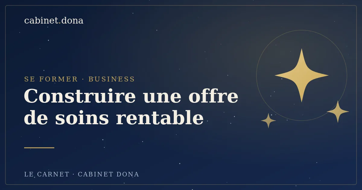 Une offre de soins rentable, Cabinet Dona