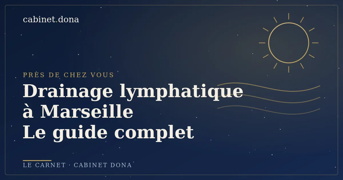 Drainage lymphatique à Marseille, Cabinet Dona