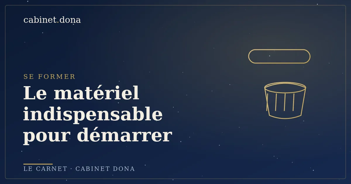 Le matériel pour démarrer en drainage lymphatique et madérothérapie, Cabinet Dona