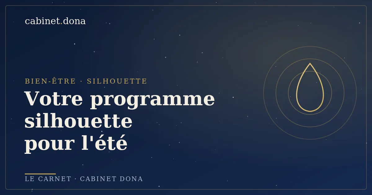Programme silhouette pour l'été, Cabinet Dona