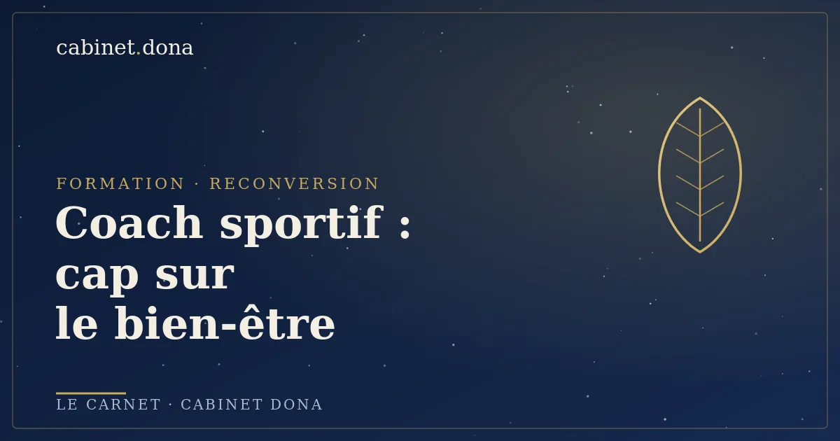 Reconversion coach sportif vers le bien-être : se former au drainage lymphatique au Cabinet Dona