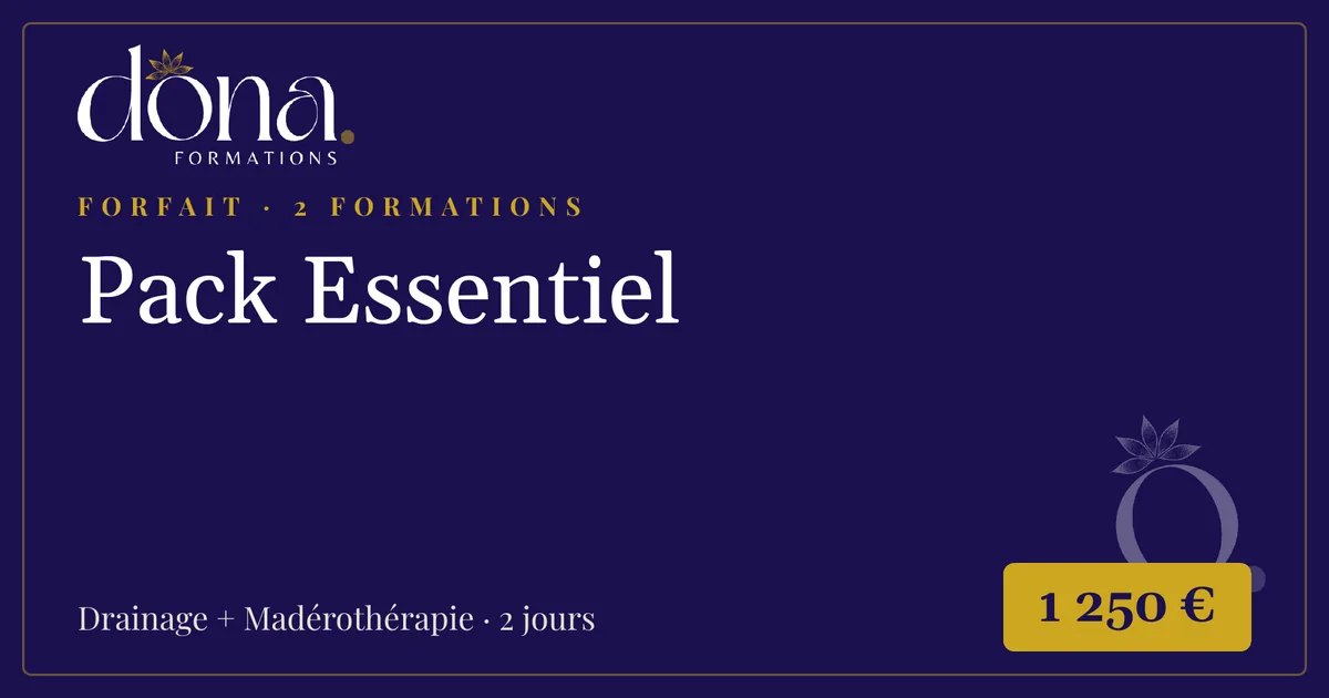 Pack Essentiel : drainage lymphatique et madérothérapie, 1 250 €