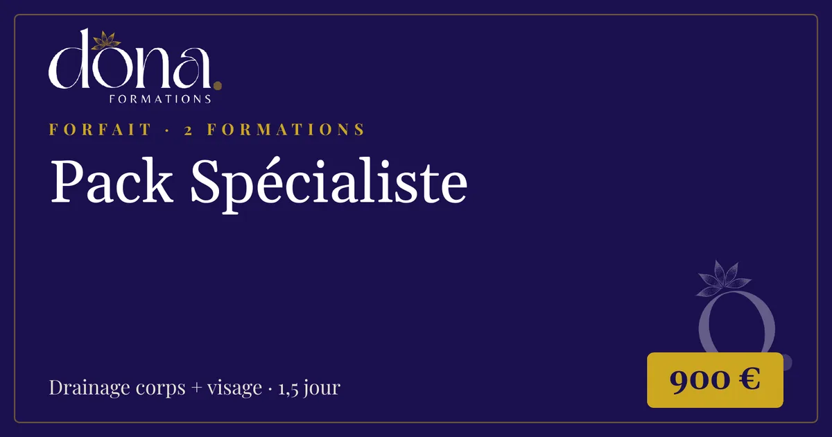 Pack Spécialiste : drainage corps et visage, 900 €